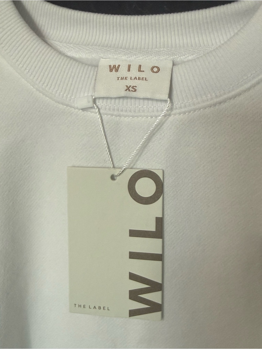 NWT WILO The Label Pink Bike Shorts & White Sweatshirt SET - Picture 3 of 11